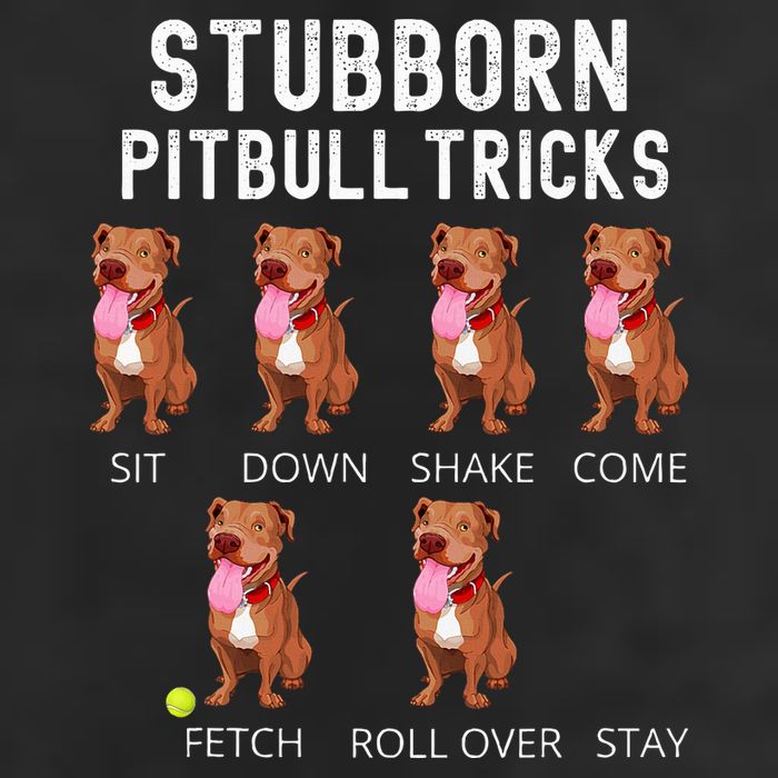 Stubborn Pitbull Tricks Dog Gift Golf Towel