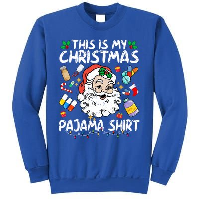 Santa Pharmacy Tech Pharmacist This Is My Christmas Pajama Cute Gift Sweatshirt