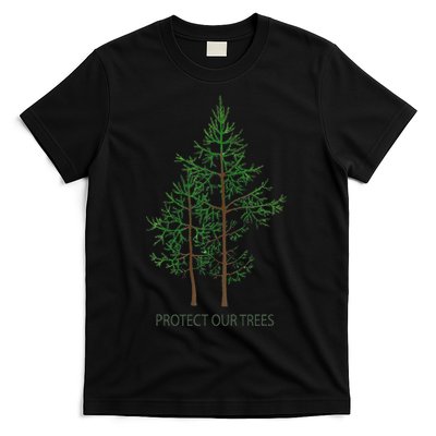 Save Protect Trees Stop Deforestation Tree Hugger T-Shirt