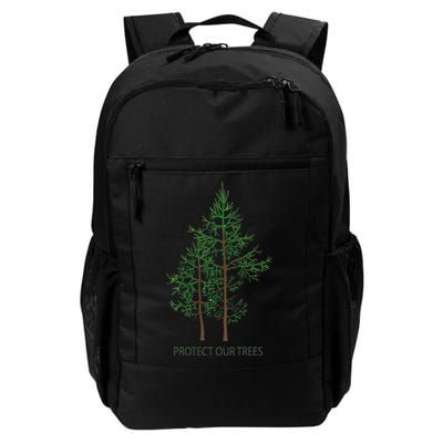 Save Protect Trees Stop Deforestation Tree Hugger Daily Commute Backpack