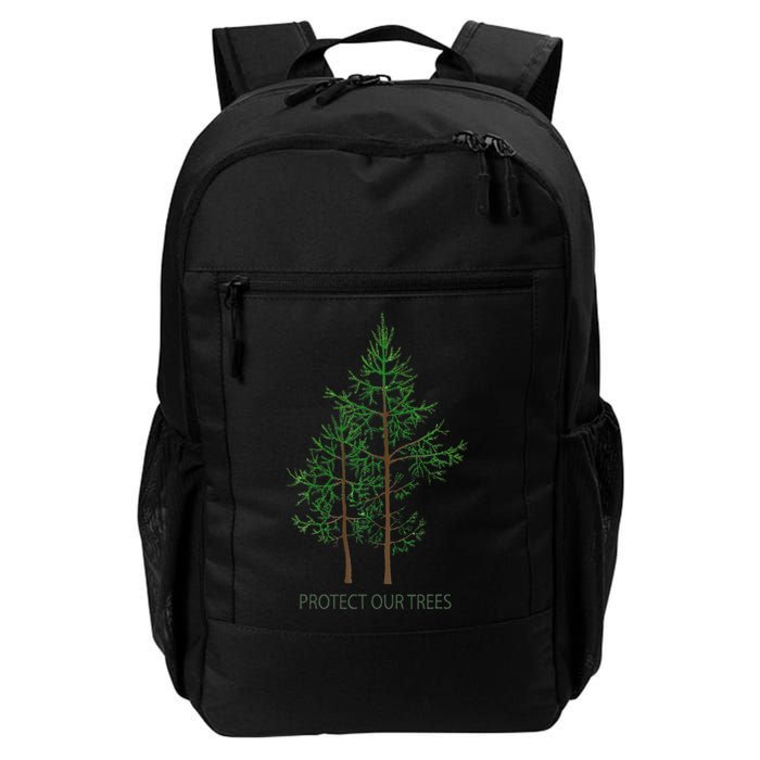 Save Protect Trees Stop Deforestation Tree Hugger Daily Commute Backpack