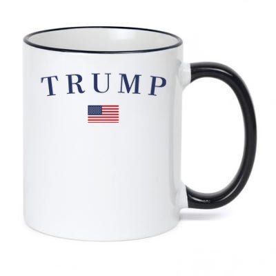 Support President Trump 2024 11oz Black Color Changing Mug