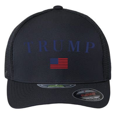 Support President Trump 2024 Flexfit Unipanel Trucker Cap