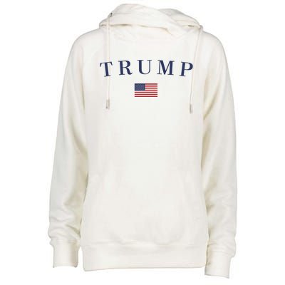 Support President Trump 2024 Womens Funnel Neck Pullover Hood