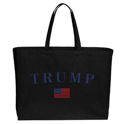 Support President Trump 2024 Cotton Canvas Jumbo Tote