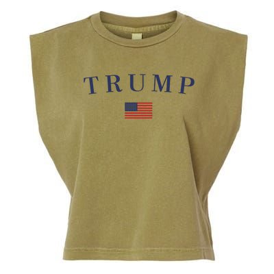 Support President Trump 2024 Garment-Dyed Women's Muscle Tee