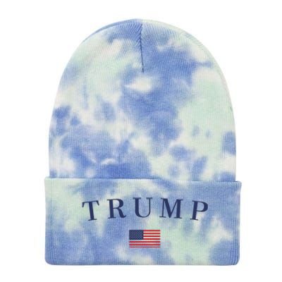 Support President Trump 2024 Tie Dye 12in Knit Beanie