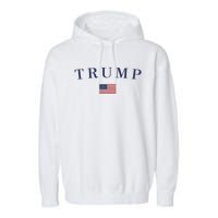 Support President Trump 2024 Garment-Dyed Fleece Hoodie