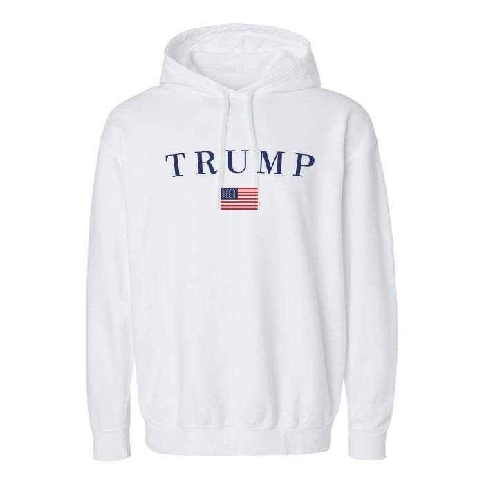 Support President Trump 2024 Garment-Dyed Fleece Hoodie