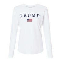 Support President Trump 2024 Womens Cotton Relaxed Long Sleeve T-Shirt