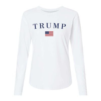 Support President Trump 2024 Womens Cotton Relaxed Long Sleeve T-Shirt