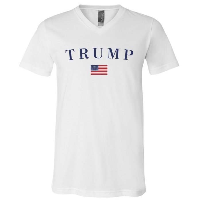 Support President Trump 2024 V-Neck T-Shirt