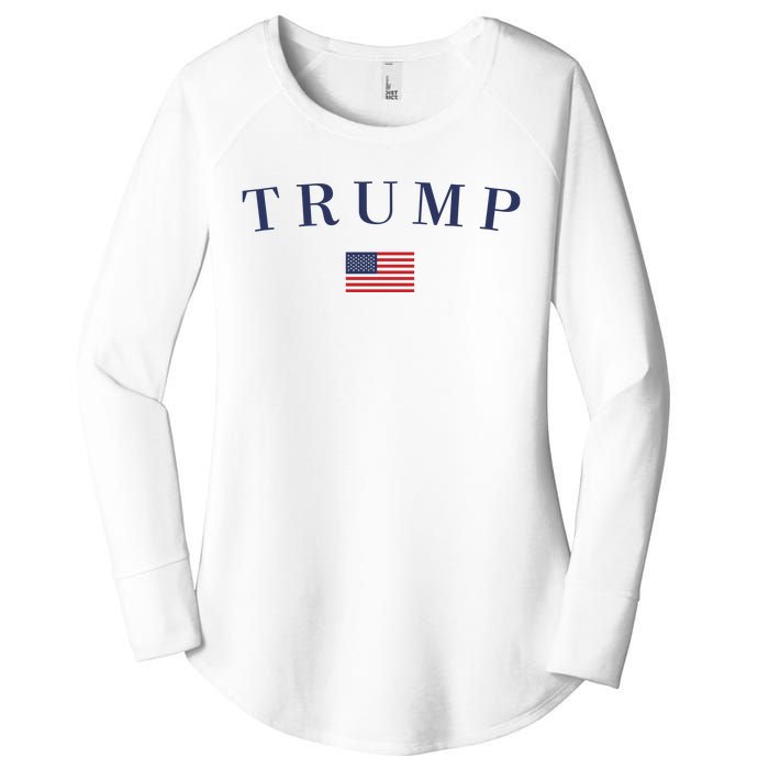 Support President Trump 2024 Women's Perfect Tri Tunic Long Sleeve Shirt