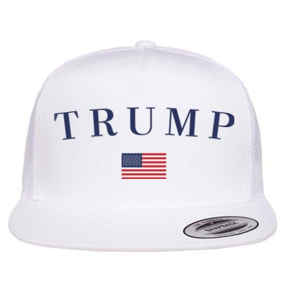 Support President Trump 2024 Flat Bill Trucker Hat