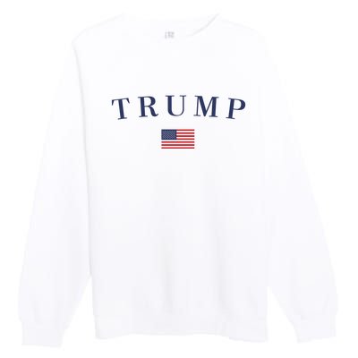 Support President Trump 2024 Premium Crewneck Sweatshirt