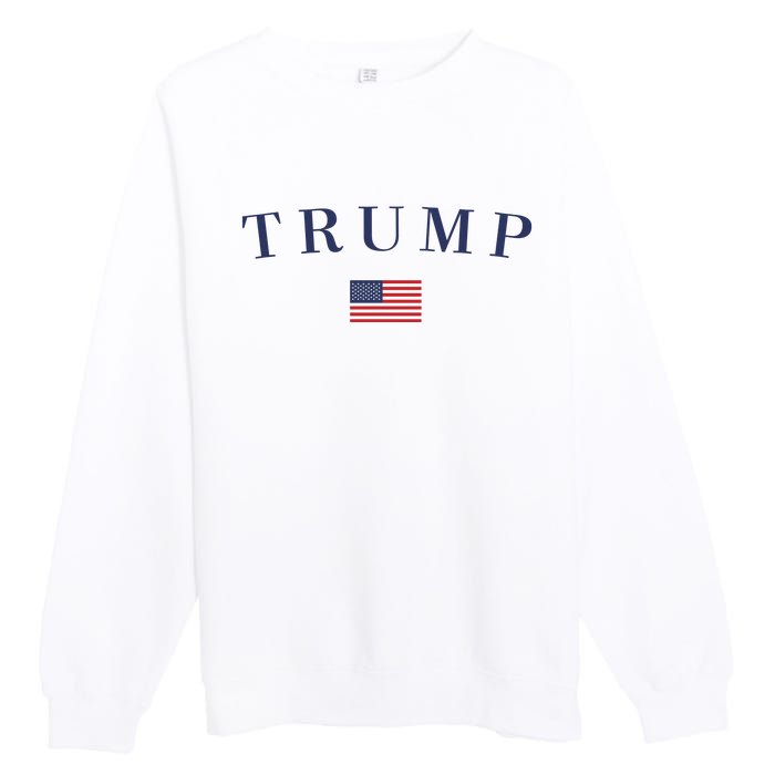 Support President Trump 2024 Premium Crewneck Sweatshirt