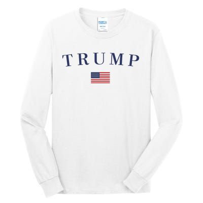 Support President Trump 2024 Tall Long Sleeve T-Shirt