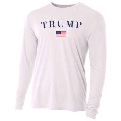 Support President Trump 2024 Cooling Performance Long Sleeve Crew