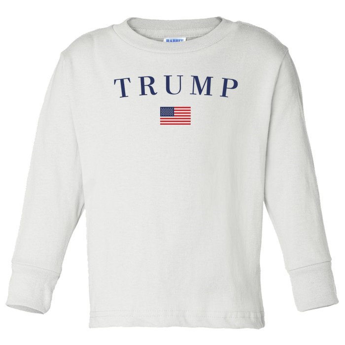 Support President Trump 2024 Toddler Long Sleeve Shirt