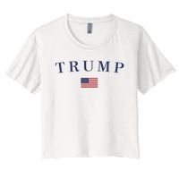 Support President Trump 2024 Women's Crop Top Tee