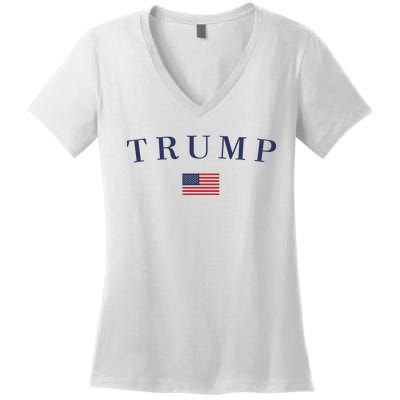 Support President Trump 2024 Women's V-Neck T-Shirt