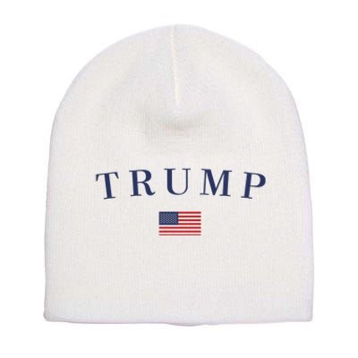 Support President Trump 2024 Short Acrylic Beanie