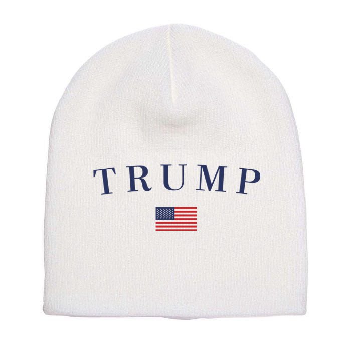 Support President Trump 2024 Short Acrylic Beanie