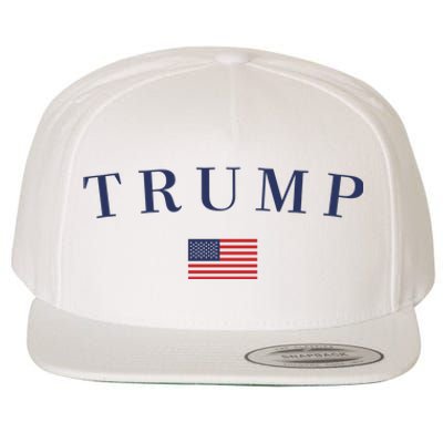 Support President Trump 2024 Wool Snapback Cap