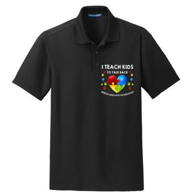 Speech Pathology Therapy Talk Autism Awareness Month Dry Zone Grid Polo