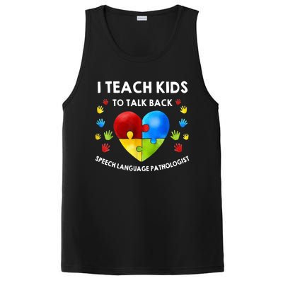 Speech Pathology Therapy Talk Autism Awareness Month PosiCharge Competitor Tank