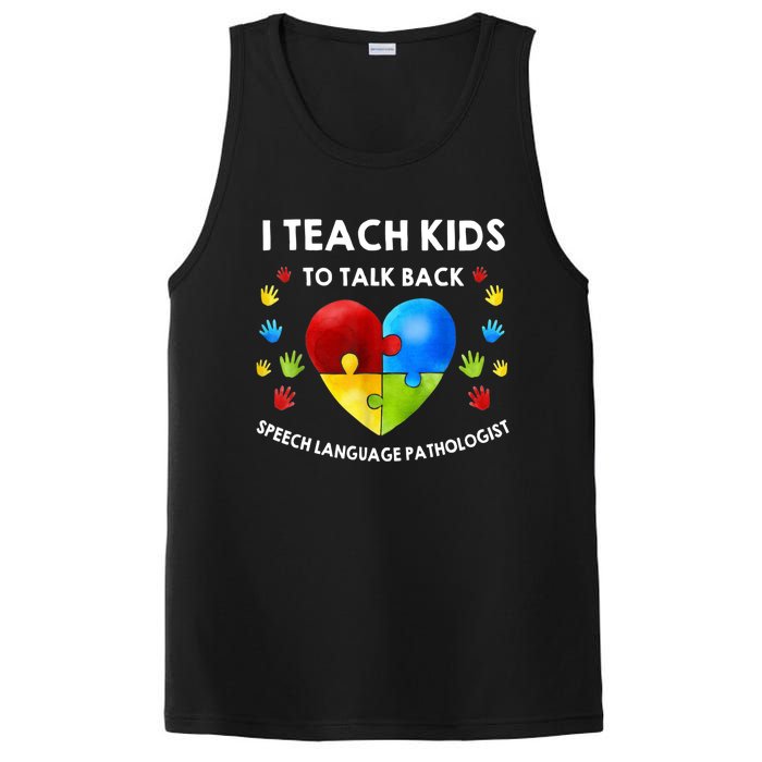 Speech Pathology Therapy Talk Autism Awareness Month PosiCharge Competitor Tank