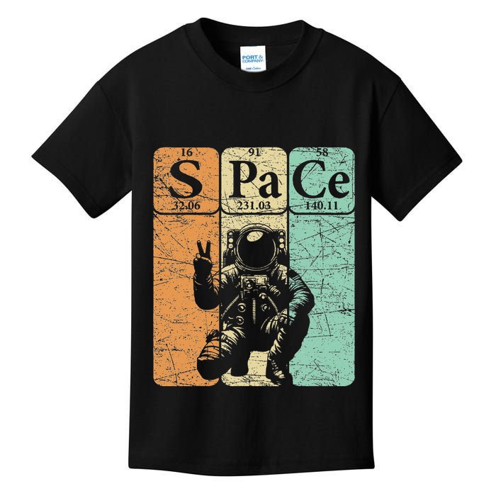 Space Periodic Table Elements Outer Space Nerd Kids T-Shirt