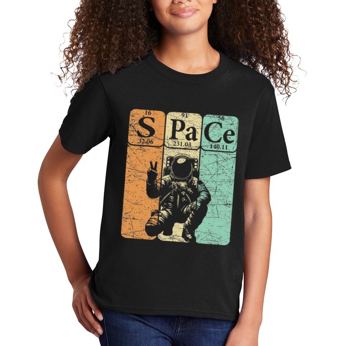 Space Periodic Table Elements Outer Space Nerd Kids T-Shirt
