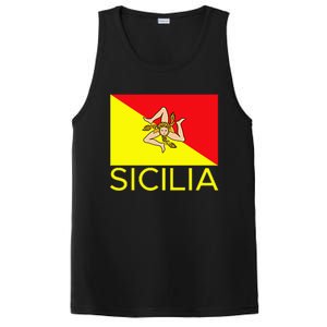 Sicilia Pallermo Triskelion Flag PosiCharge Competitor Tank