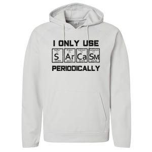 Sarcasm Periodic Table Element Science Joke Performance Fleece Hoodie