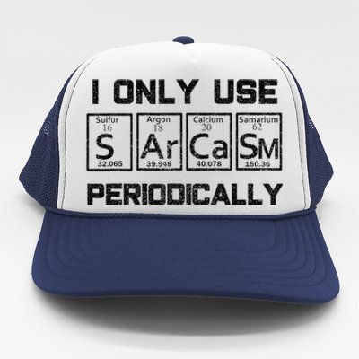 Sarcasm Periodic Table Element Science Joke Trucker Hat