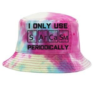 Sarcasm Periodic Table Element Science Joke Tie-Dyed Bucket Hat