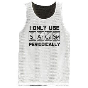 Sarcasm Periodic Table Element Science Joke Mesh Reversible Basketball Jersey Tank