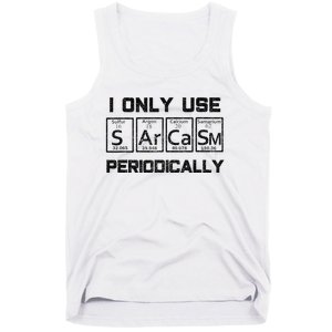 Sarcasm Periodic Table Element Science Joke Tank Top