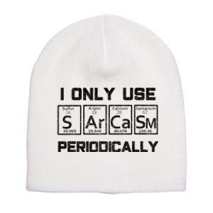 Sarcasm Periodic Table Element Science Joke Short Acrylic Beanie