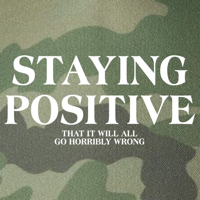 Staying Positive That It Will All Go Horribly Wrong Legacy Tie Dye Trucker Hat