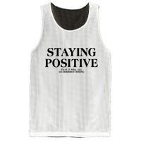 Staying Positive That It Will All Go Horribly Wrong Mesh Reversible Basketball Jersey Tank