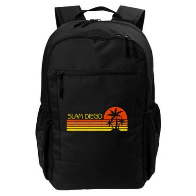 Sunset Palm Tree San Diego Baseball Grand Slam Backpack