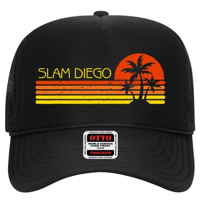 Sunset Palm Tree San Diego Baseball Grand Slam Hat