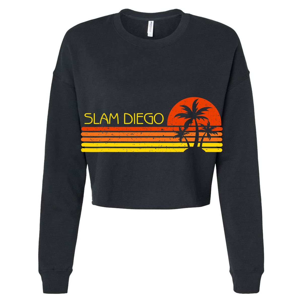 Sunset Palm Tree San Diego Baseball Grand Slam Cool Comfort Performance Bucket Hat