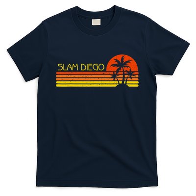 Sunset Palm Tree San Diego Baseball Grand Slam T-Shirt