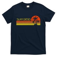 Sunset Palm Tree San Diego Baseball Grand Slam T-Shirt