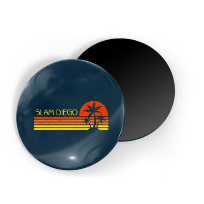 Sunset Palm Tree San Diego Baseball Grand Slam Magnet