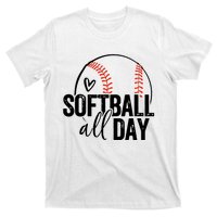 Softball Player Teen Girl Women Softball Lover T-Shirt