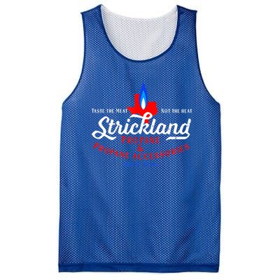 Strickland Propane Taste The Meat Not The Heat Mesh Reversible Basketball Jersey Tank